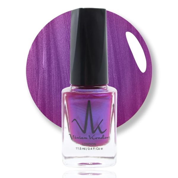 Violet Classic Nail Polish Quick Drying Nail Varnish Long lasting No UV Need Vegan Nail Polish