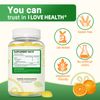 Creatine Gummies 1500mg, Orange Flavor, 120 Gummies