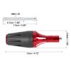 F FIERCE CYCLE 2pcs Red Motorcycle Universal Frame Slider Crash Protector M8