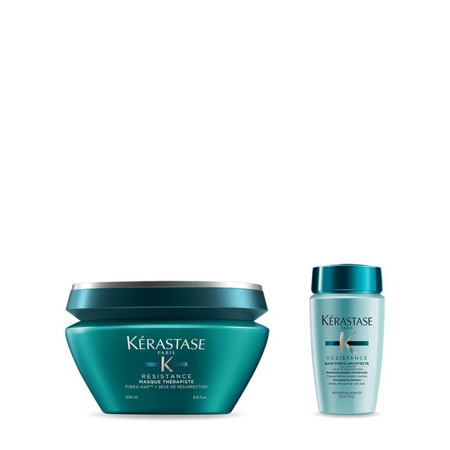 [Kerastase][No.1 Damaged Hair Treatment] Mask Therapiste 200ml [1 additional travel shampoo provided]