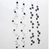 Capiz Garland, Set of 4, 2 x Light + 2 x Dark, Length: 180 cm