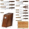 Deco Chef 16 Piece Kitchen Knives, Shears, Cutting Board w/ Cut Resistant Gloves