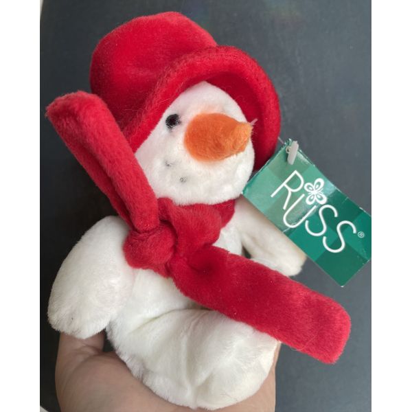 Russ Berrie & Co Snowball the Snowman Soft Plush Toy