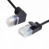 Cablecc Down Angled 8P8C STP Cat 5e LAN Ethernet Network Patch Cord 90 Degree to Straight Cable 50cm