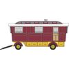 Oxford Diecast 76SCV001 Showmans Caravan Maroon