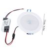 xuuyuu LED Infrared Sensor Downlight Sensor LED Bulb LED Motion Sensor Light Recessed LED Light Ceiling Lighting 9W 18LED Circular (Cold White)