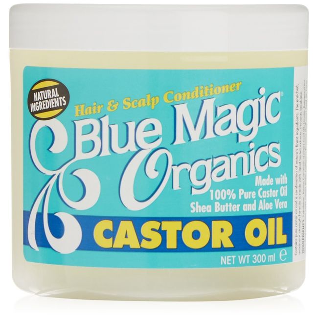 Blue Magic Originals Castor Oil 12 Ounce Jar (340g)