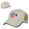 Rapid Dominance Mens Padded Baseball-caps, Stone