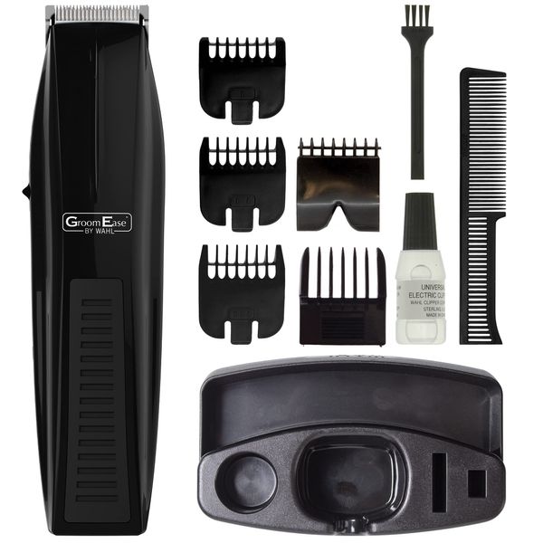 GroomEase by Wahl Performer Trimmer, Stubble and Beard Trimmer, Trimmers for Men, Stubble Trimming, Male Grooming Set, Facial Hair Trimmers for Men, Beard Care Kit