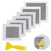 CYBTM Wall Repair Patch 4/6/8 Inch Self Adhesive Drywall Patch 10 PCS Wall Hole Repair kit Quick Fix Plasterboard Patch