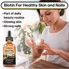 MAX Absorption Biotin Liquid Drops, 10000mcg of Biotin Per Serving, 60 Serving, No Artificial Preservatives, Vegan Friendly, Supports Healthy Hair Growth, Strong Nails and Glowing Skin, Made in USA