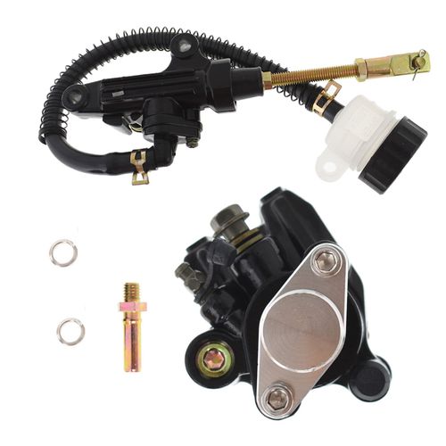 Silscvtt Rear Brake Caliper and Master Cylinder Replacement for Yamaha Banshee 350 1987-2006 with Pads