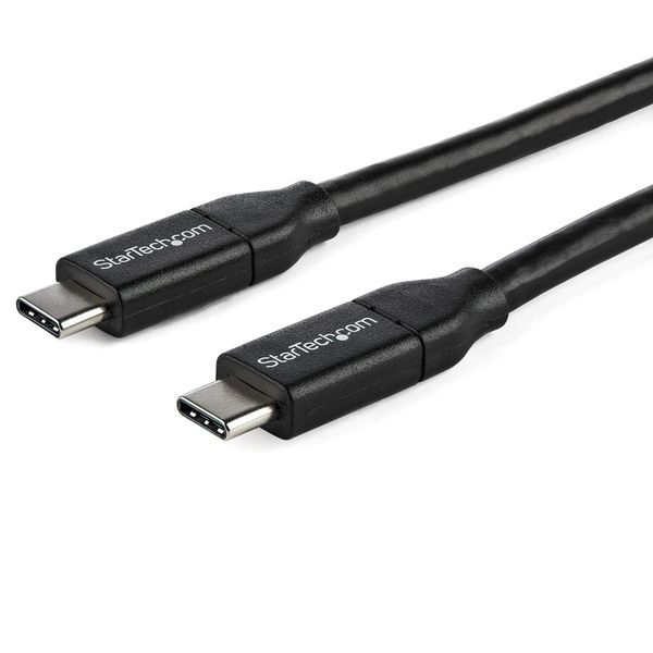 StarTech.com USB C To USB C Cable - 3 ft / 1m - USB-IF Certified - 5A PD - USB 2.0 - USB Type C Charging Cable - USB C Fast Charge Cable (USB2C5C1M)