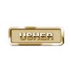 1 X Usher Badge, Brass