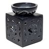 Oil Burner OHM Soapstone Black 11 x 8 cm