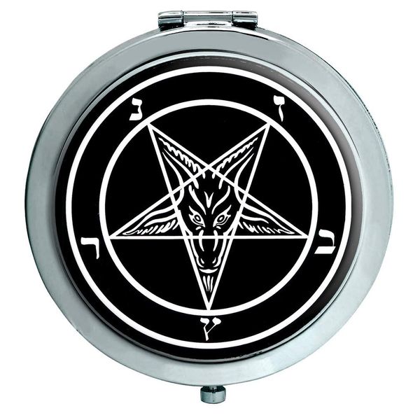 Satanic Pentagram Compact Mirror