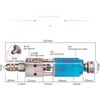 0.001ML Precision Pneumatic Thimble Dispensing Valve Glue Dispenser Valve Blue