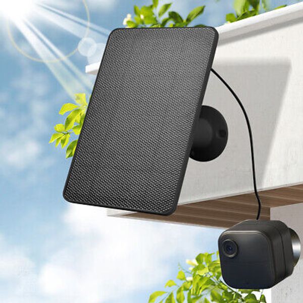 4W 5V Solar Panel Outdoor Camera Solar Panel for Blink Outdoor 4 (4th Gen)