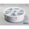 White Removable Shower Waste Grid Only Fits with Shower Traps 1½" Shower Grid 1 Pack
