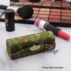 Motique Accessories Green Lipstick Case with Brocade Design