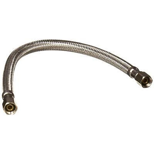 10-0944 1-Foot Ice Maker Water Supply Line Braided Stainless Steel X 1/4-Inch...