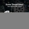 SUS303 Stainless steel Threaded Inserts M3 x 6mm Tapping Tapping Slotted Screw Thread Insert