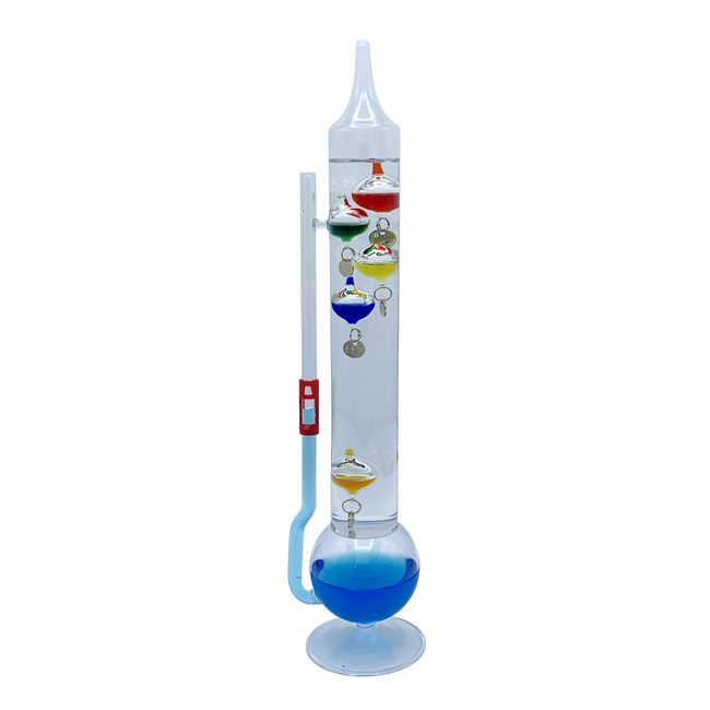 Glassic Gifts® Galileo Thermometer/Goethe Ball Barometer Combo Unit