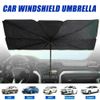 Car Retractable Windshield Sun Shade Umbrella UV Protection For Center Console