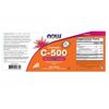 NOW Foods Supplements, Vitamin C-500, Antioxidant Protection*, Orange Juice Flavor, 100 Chewable Lozenges