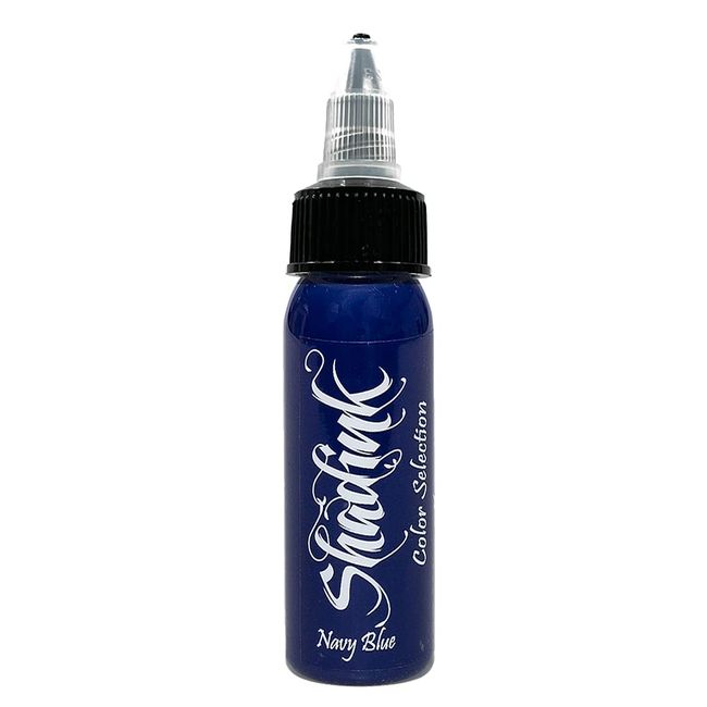 Shadink Navy Blue Tattoo Ink Professional Tattooing Inks for Color Portrait, Black & Gray Style