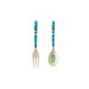 Melamine Spoon Fork Cutlery Set (Iraka Pattern Spoon Fork Set of 1)
