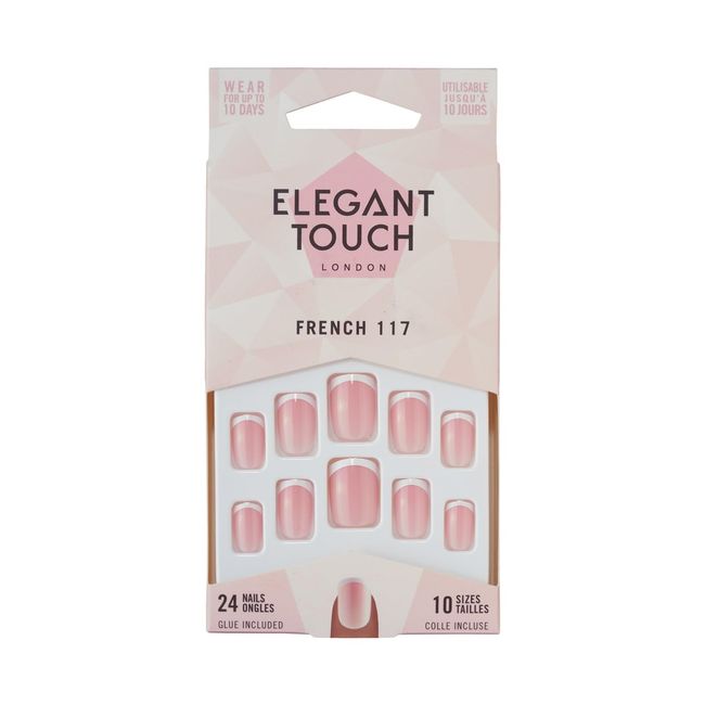 Elegant Touch French Nails 117