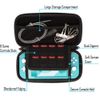 TECHGEAR Switch Lite Case, Hard Protective Travel Cover, 8 Game Slots [Grey]
