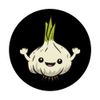 Garlic Lover Cute Garlic Vegetable Love Garlic PopSockets Swappable PopGrip