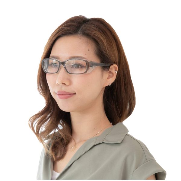 TOENCOUNTER EG-001 Hay Fever Glasses, Goggles, Stylish, UV Protection, Inconspicuous, Non-Fogging, UV Rays, Pollen, Virus Protection, Anti-Fog, Hood, Splash Infection Prevention