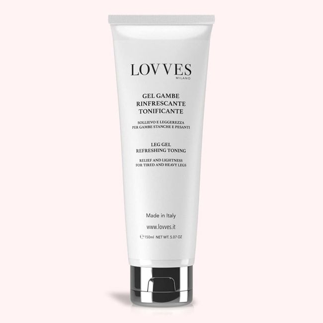 LOVVES Gel für Beine und Füße, Hohe Naturkosmetik, Erfrischend, Tonisierend, beseitigt Schwellungen, garantiert Linderung und Leichtigkeit bei müden und schweren Beinen,150ml