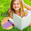 Zonon Guided Reading Highlight Strips Colored Overlay Reading Tracking Rulers Helps with Reduce Visual Stress (16 pack)