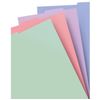 A4 Classic Pastels Blank Index 4 tabs Notebook Assorted