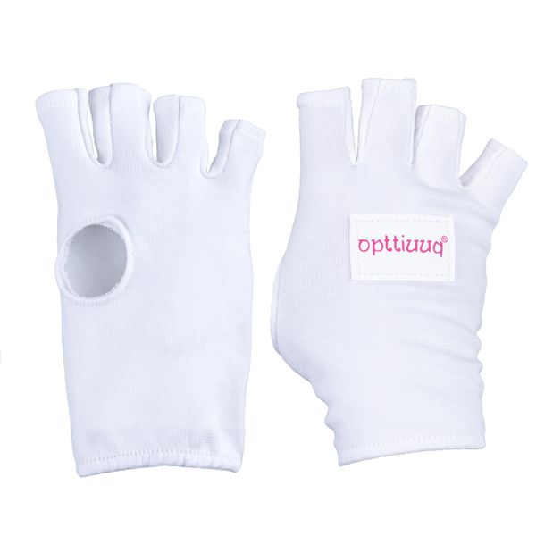 opttiuuq Qvu Fingerless Cotton Inner Cricket Gloves. Unisex. Pure Performance Products (Adults, Pack of 1)