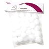 Cousin DIY White 1 inch Poms, 40 Pack