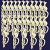 25 Gutter Shingle Clips Christmas Holiday Lights Cable Wire Hanging Decor Hooks 