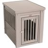 New Age Pet ecoFLEX Pet Crate/End Table, Small, Grey