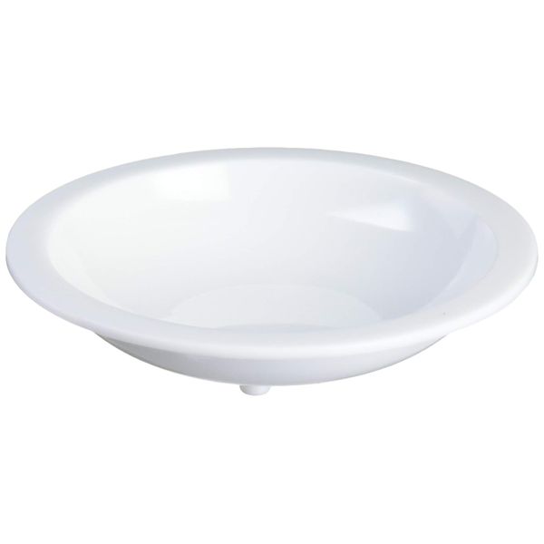 Wave White Paint Dish Shallow Round Bottom/6 Piece Plastic Model Paint Tool Om – 183
