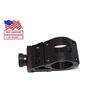 Flashlight QR Offset Side Mount 1" Low Profile See-Thru Scope Ring for Laser