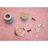 QTY (1) GH-10F POSITRONIC 10 POSITION HEX CIRCULAR SOCKET SOLDER CUP GOLD