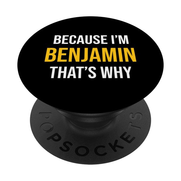 Benjamin Name Birthday Father´s Day Funny Men PopSockets Swappable PopGrip