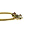 Tamarusan TAMARUSAN Pansy Hair Rubber Rhinestone Green Yellow White Small