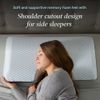 Bamboo Charcoal and Gel Memory Foam Side Sleeper King Pillow