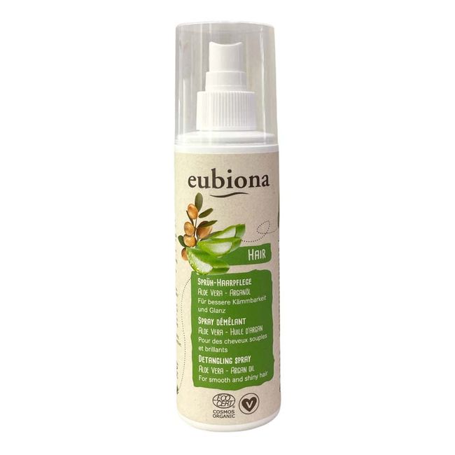 Eubiona Sprüh-Haarpflege, Aloe Vera-Arganöl, 200ml