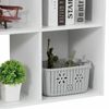 9-Cube Closet Organizer Storage Shelves Save Space Study Bookshelves White